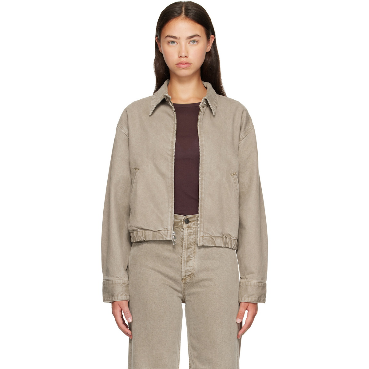 AGOLDE Beige Nile Jacket