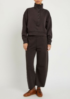Citizens OF Humanity Mirelle Cotton Sweatshirt Dark Brown