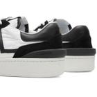 Lanvin Men's Nylon Clay Low Top Sneaker in Optic White/Black