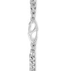 Martine Ali - Damon Sterling Silver-Plated Chain Pendant Necklace - Silver