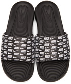 Nike Black & White Victori One Sandals