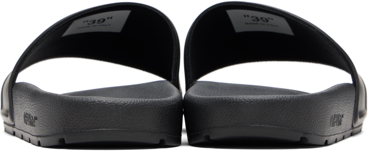 Off-White Black Bookish Slides