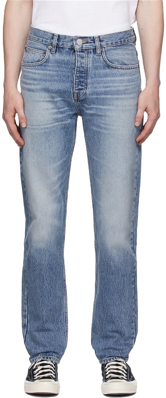 Photo: Frame Blue Clean Straight Jeans
