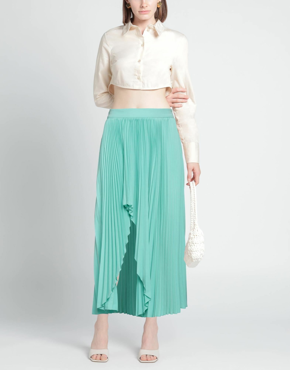 Jijil Womens Mini skirt Light in Green