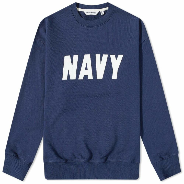 Photo: Uniform Bridge Men's Crew Sweat in Navy