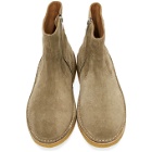 Isabel Marant Taupe Suede Claine Boots