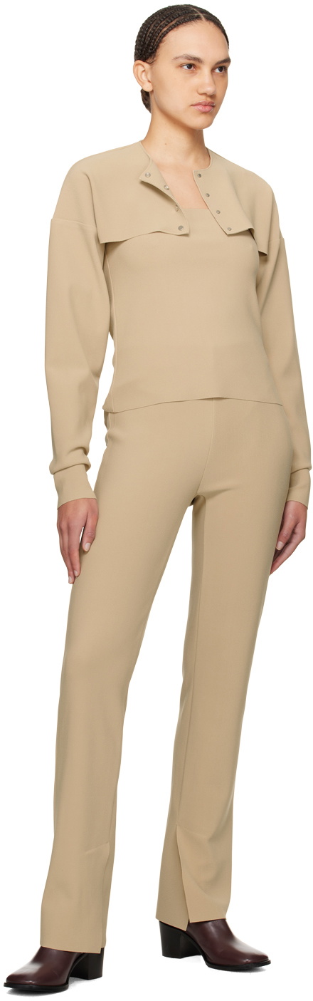 Birrot Beige Lay2 Cardigan