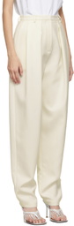 Magda Butrym Off-White Shaldon Pleated Trousers