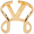 Valentino Garavani Gold VLogo Signature Cuff Bracelet