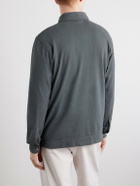Massimo Alba - Raya Cotton-Jersey Polo Shirt - Gray