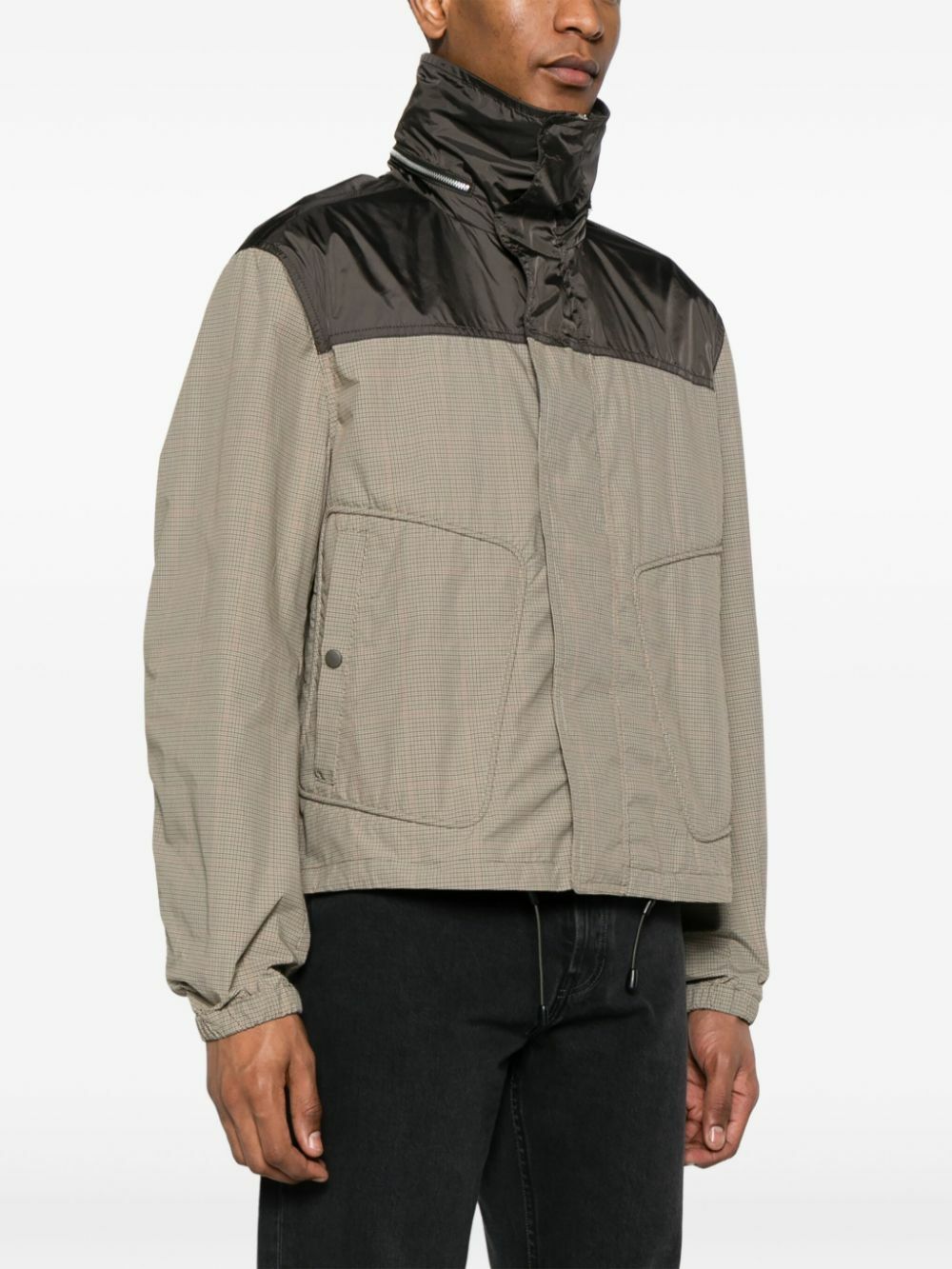 OUR LEGACY Brown Shigatsu Plaid-Check Hooded Jacket Our Legacy