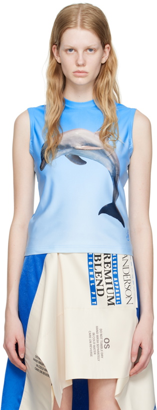Photo: JW Anderson Blue Dolphin Tank Top