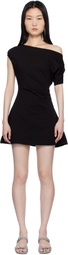 Frankies Bikinis Black Roslyn Off Shoulder Minidress