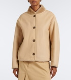 Yves Salomon Reversible shearling-trimmed leather jacket