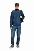 Diesel Sweatshirt in Track Denim - Sweaters - Unisex - Blue
