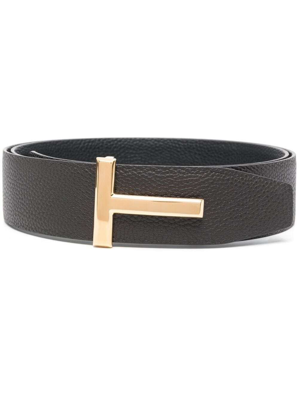 Tom Ford - Ridge T reversible leather belt TOM FORD