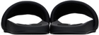 Alexander Wang Black AW Pool Slides
