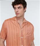Maison Margiela - Striped bowling shirt