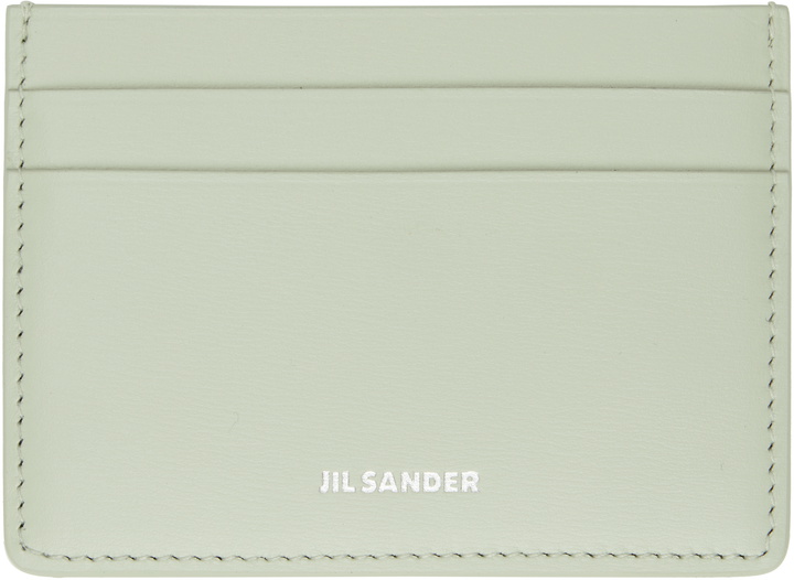 Photo: Jil Sander Green Credit Card Holder