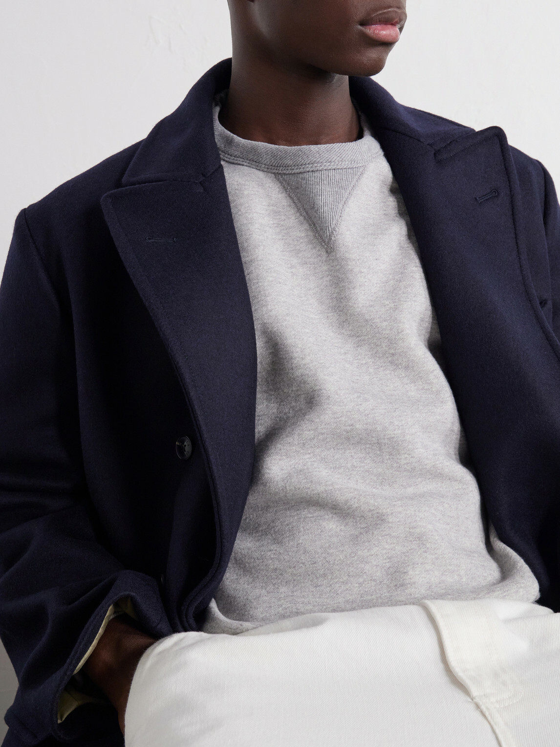 Fortela - Cotton-Jersey Sweatshirt - Gray