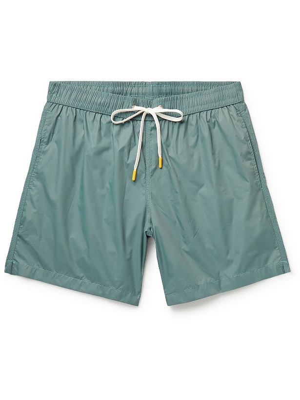 Photo: Hartford - Mid-Length Recycled Swim Shorts - Green