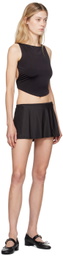 Sandy Liang Black Rodin Tank Top