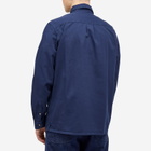 Paul Smith Men's 2-Pocket Broadstripe Zebra Shirt in Navy