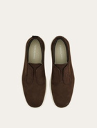 Ferragamo Mens Derby slip-on in Brown