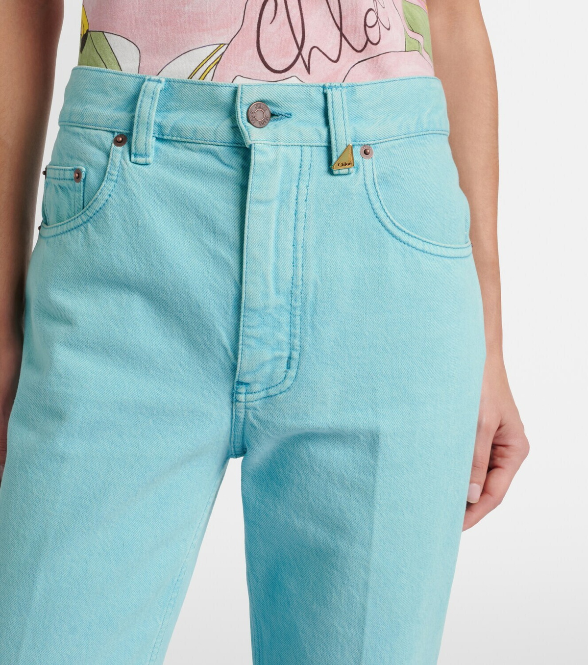 Chloé High-rise straight jeans