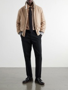 Brunello Cucinelli - Straight-Leg Cotton-Twill Trousers - Black