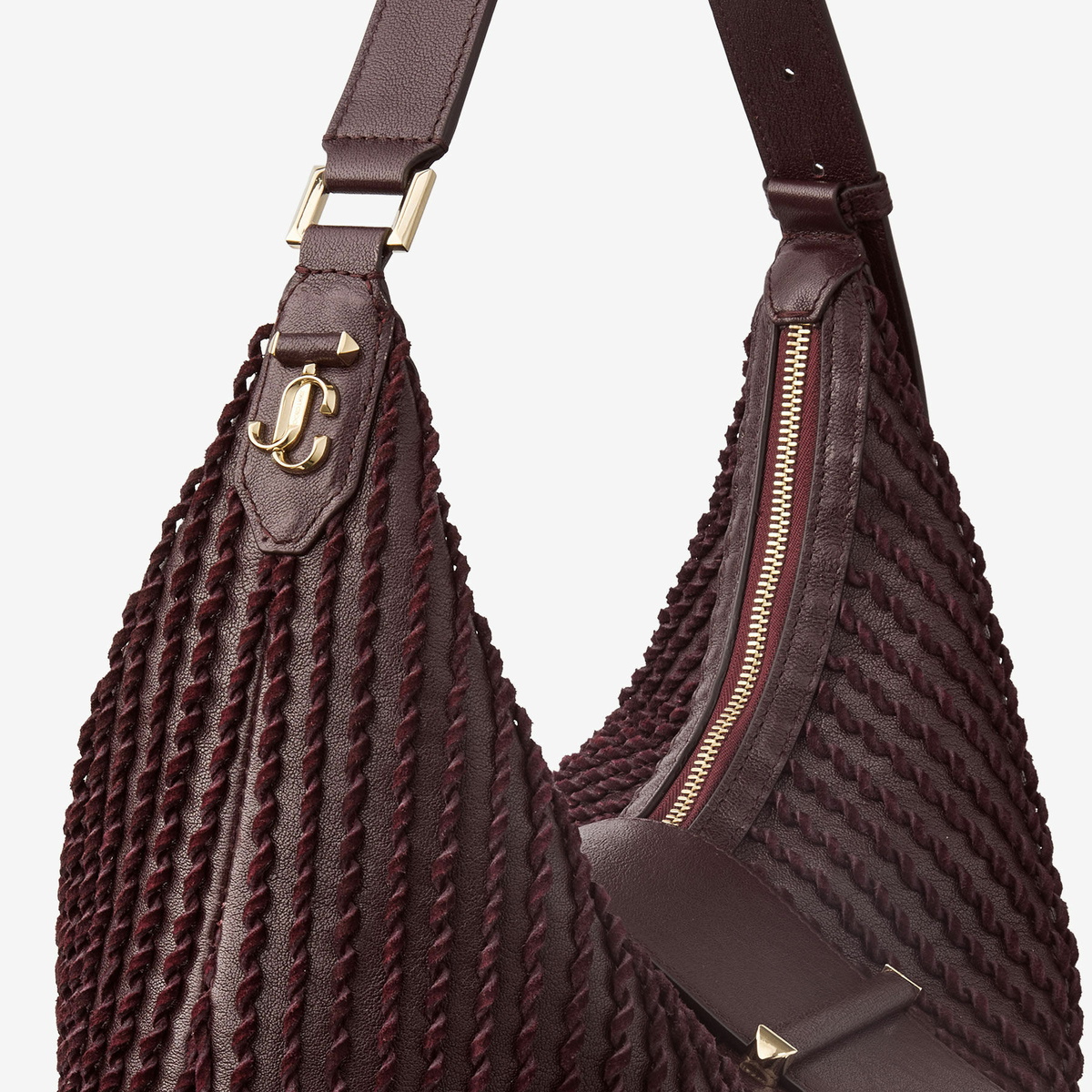 Jimmy Choo Bar Hobo Medium Shoulder Bag