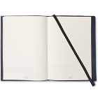 Dunhill - Cadogan Full-Grain Leather Notebook - Men - Navy