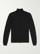 BOGNER - Oscar Virgin Wool Zip-Up Cardigan - Black