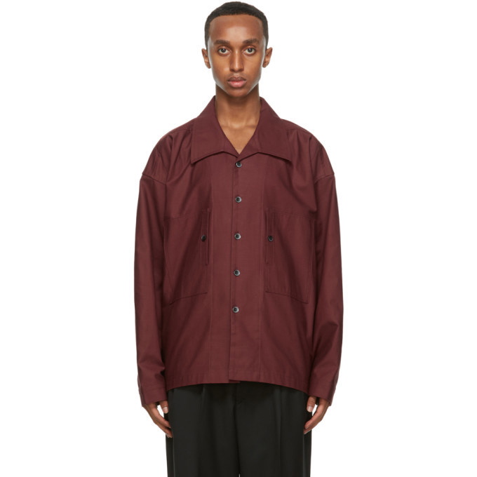 Photo: Nicholas Daley Red Cotton Oversized Shirt