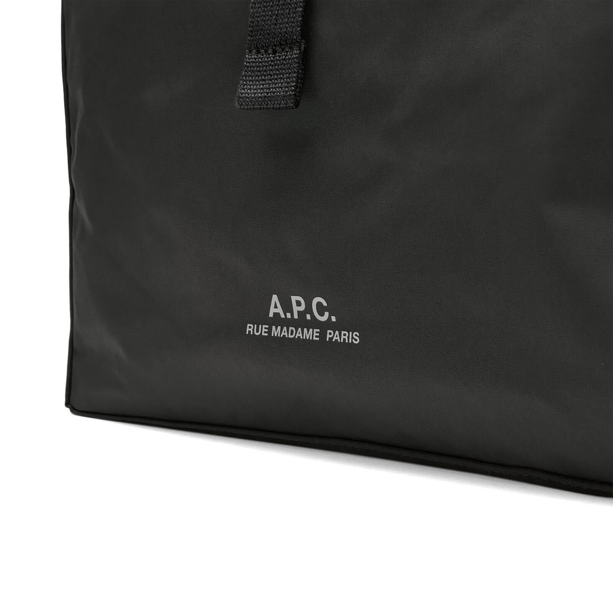 A.P.C. Men's Cabas Archive Tote Bag in Black 