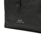 A.P.C. Men's Cabas Archive Tote Bag in Black 