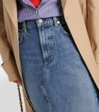 Citizens of Humanity Circolo Reworked denim maxi skirt