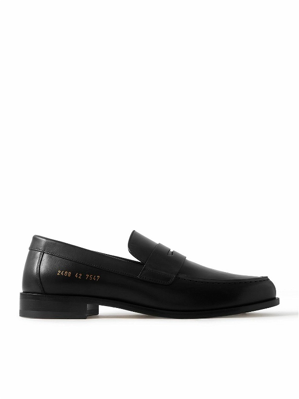 Photo: Common Projects - Leather Penny Loafers - Black