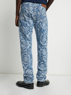 VERSACE - Baroque Jacquard Denim Jeans