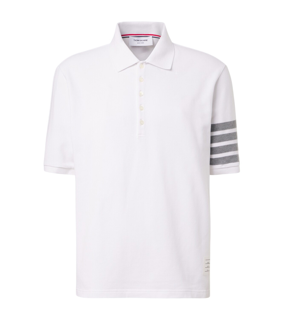 Thom Browne Whale Embroidered Oxford Shirt White Thom Browne