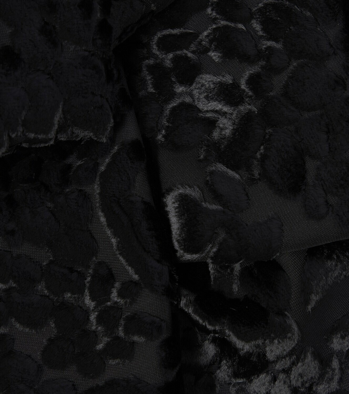The Row Mitaf floral velvet devoré scarf