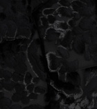 The Row Mitaf floral velvet devoré scarf