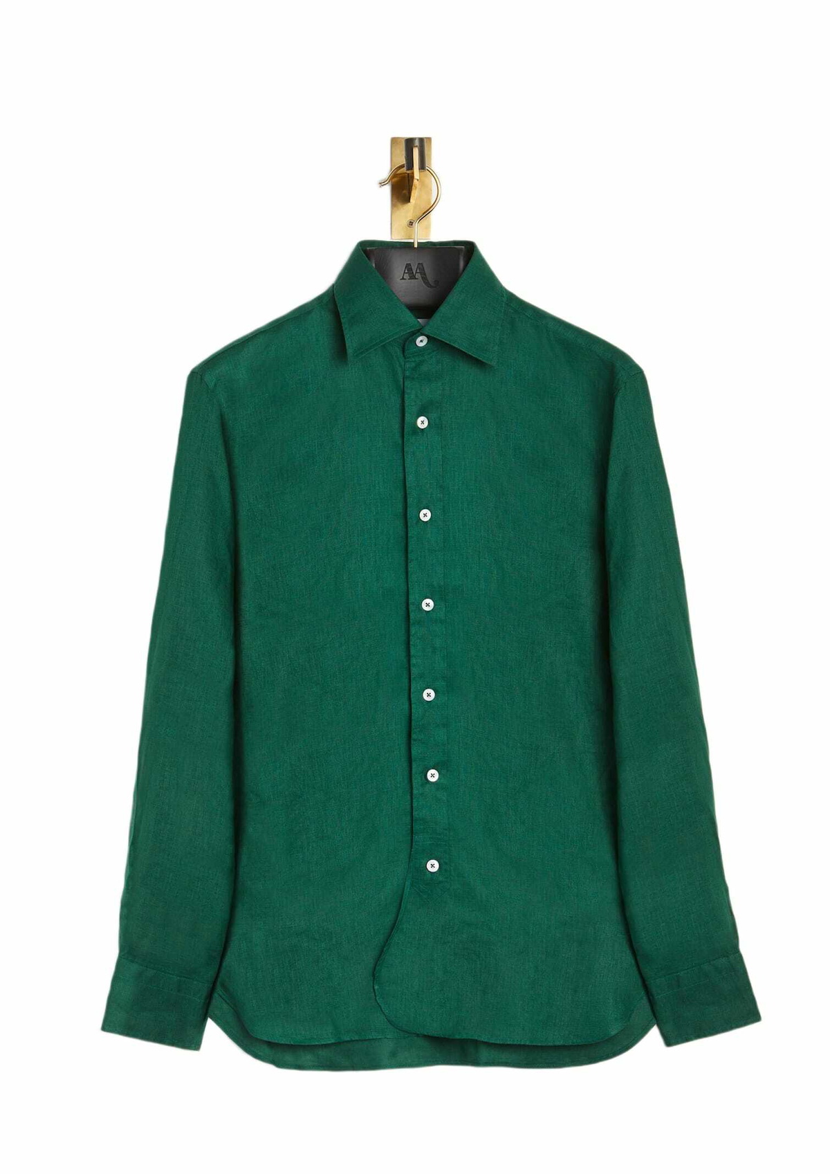 doppiaa Aalbenga Solid Linen Shirt