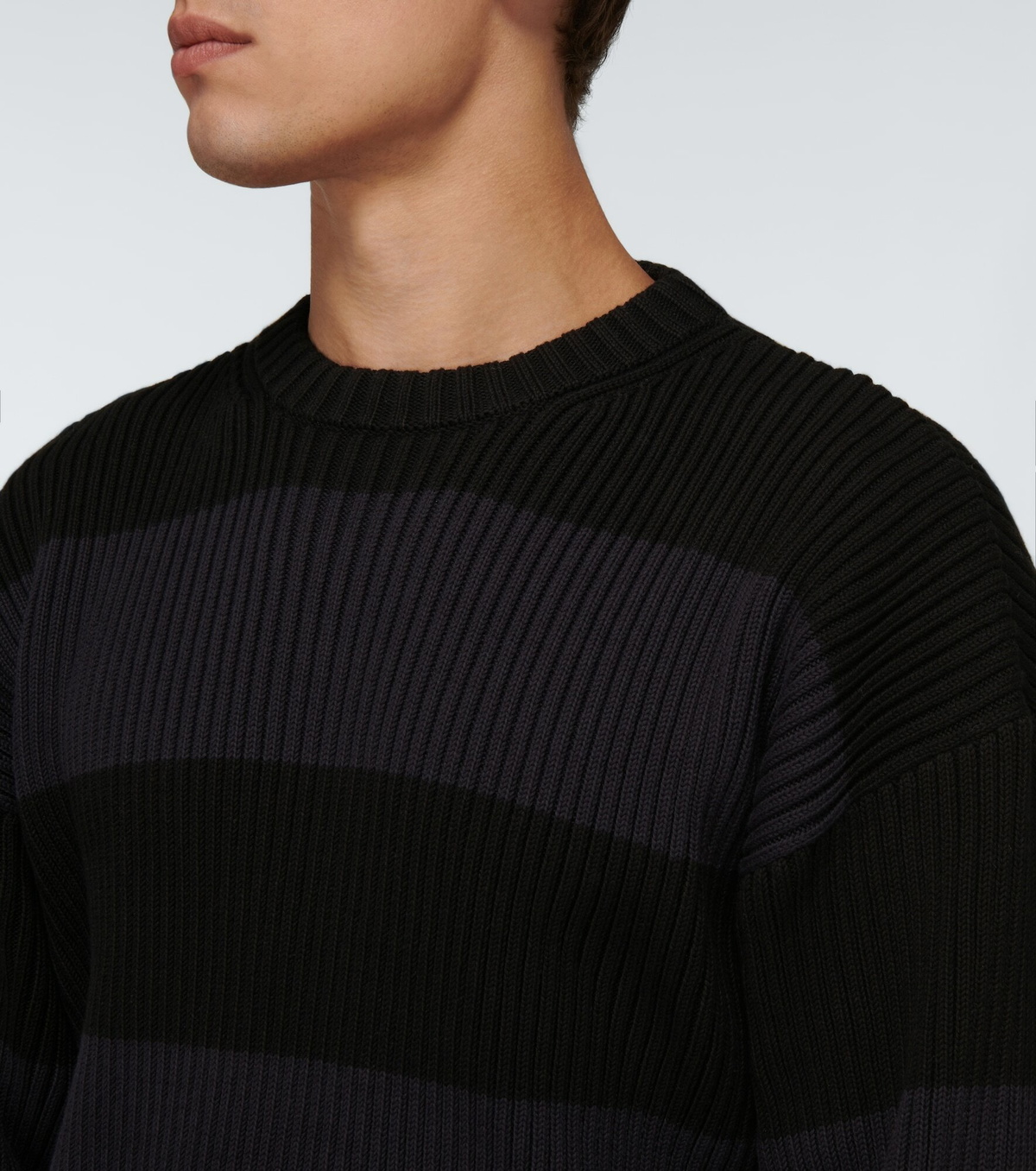 balenciaga striped sweater