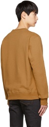 Naked & Famous Denim Brown Cotton Sweatshirt