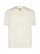 MC2 Saint Barth Off-cream Buttonless Knitted Polo Shirt Sloan