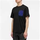 Loewe Men's Anagram Fake Pocket T-Shirt in Black