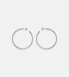 Jennifer Fisher Thread 10kt gold-plated hoop earrings