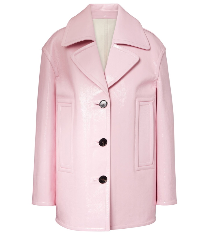 Photo: Gucci Patent leather jacket