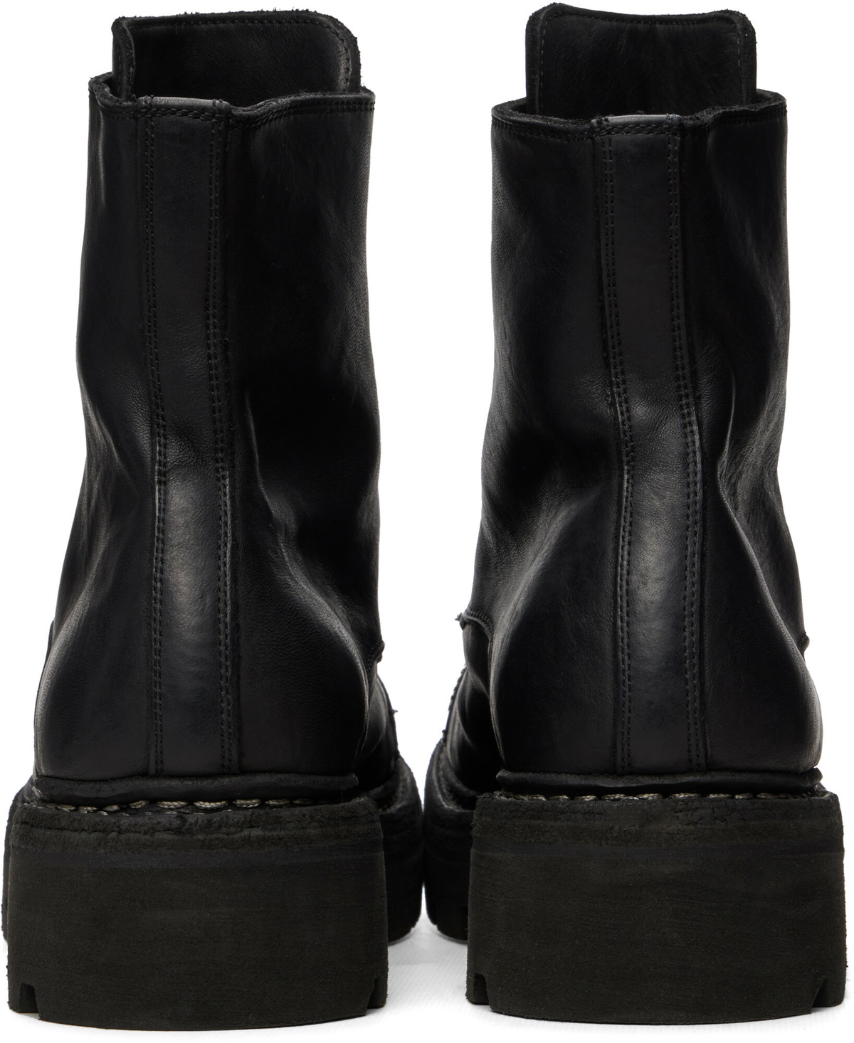 Guidi Black GRTR Zip Up Boots